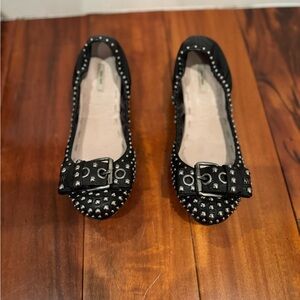 Mui Mui black ballerina